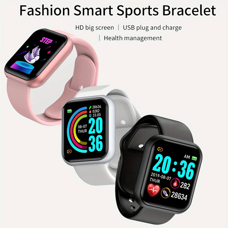 Smartwatch Men Women Wristwatches Smart Watch Message Fitness Monitor Bracelet Birthday Gift Electronic Clock For Xiaomi Huawei